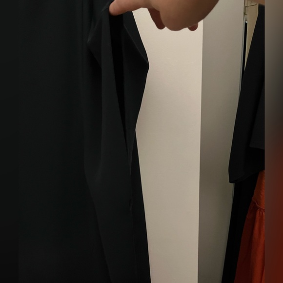 Navy JJIll Wearever Caftan Asymmetrical dress XL - Picture 3 of 4